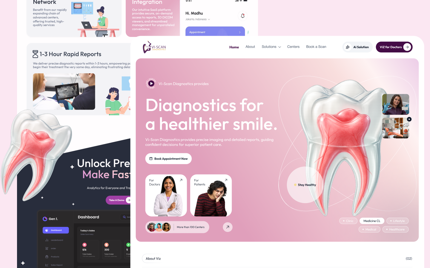 Frame It web interface design